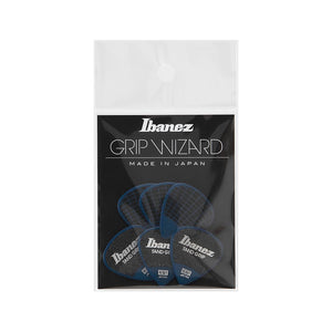 Ibanez PPA16HSG-DB 1.0mm Grip Wizard Series Sand Grip, Deep Blue, 6pcs