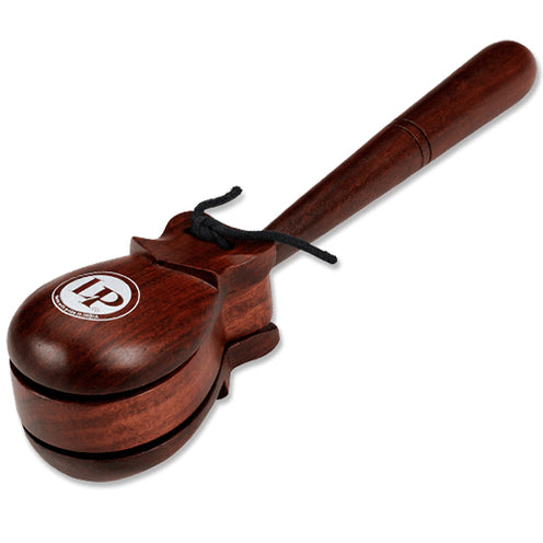 Latin Percussion LP430 Professional Castanets, Single Set with Handle (B-Stock)