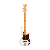 Fender American Ultra Precision Bass Guitar, Maple FB, Arctic Pearl (B-Stock)