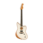 Fender American Acoustasonic Jazzmaster Acoustic Guitar w/bag, Ebony FB, Arctic White (B-Stock)