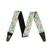 Fender Floral Guitar Strap, Surf Green