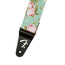 Fender Floral Guitar Strap, Surf Green