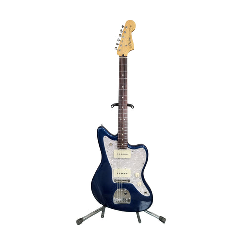 Fender FSR MIJ Hybrid II Jazzmaster Electric Guitar, RW FB, Azurite Metallic