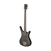 Warwick RockBass Corvette Basic 4-String Bass Guitar, Short Scale, Black Solid High Polish