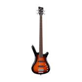 Warwick RockBass Corvette Basic 4-String Bass Guitar, Almond Sunburst Transparent High Polish