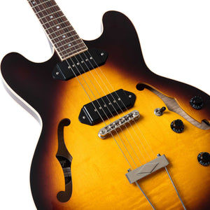 Heritage Standard H-530 Hollow Electric Guitar with Case, Original Sunburst