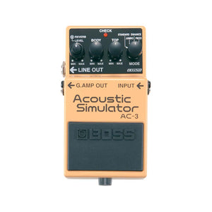 BOSS AC-3 Acoustic Simulator Guitar Effects Pedal