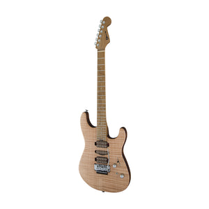 Charvel Guthrie Govan Signature HSH Flame Maple Electric Guitar, Caramelized Flame Maple FB, Natural