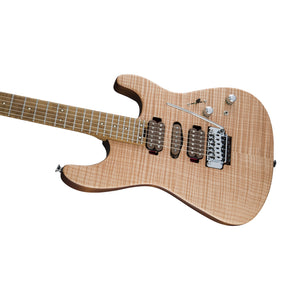 Charvel Guthrie Govan Signature HSH Flame Maple Electric Guitar, Caramelized Flame Maple FB, Natural