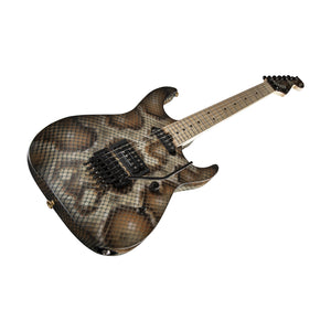 Charvel USA Warren Demartini Signature Snake Electric Guitar, Maple FB, Snakeskin