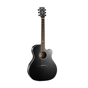 Cort Grand Regal GA5F-BK Acoustic Guitar, Black