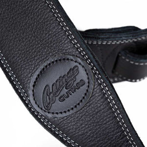 Collings Premium Leather Strap, Black