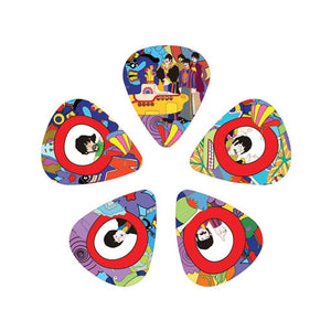 D'Addario Beatles Yellow Submarine Guitar Picks, 10-Pack, Thin