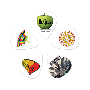 D'Addario Beatles Guitar Picks, Classic Albums, 10 pack, Medium