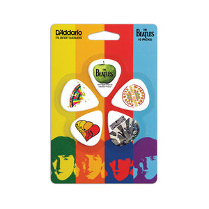 D'Addario Beatles Guitar Picks, Classic Albums, 10 pack, Medium