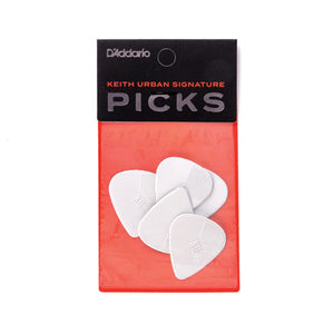 D'Addario Keith Urban Signature Ultem Guitar Picks, 5 pack, Grey Heavy