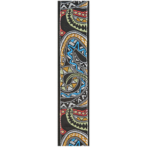 D'Addario 50mm Joe Satriani Guitar Strap, Snakes Mosaic