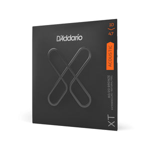 D'Addario XTABR1047 XT 80/20 Acoustic Guitar Strings, Extra Light, 10-47