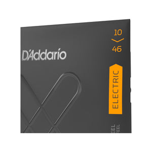 D'Addario XTE1046 XT Nickel Plated Steel Electric Guitar Strings, Regular Light, 10-46