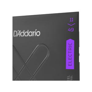 D'Addario XTE1149 XT Nickel Plated Steel Electric Guitar Strings, Medium, 11-49