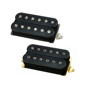 DiMarzio GG2101A2BK Pre-Wired Classic Rock Les Paul Pickup Replacement Set, Black