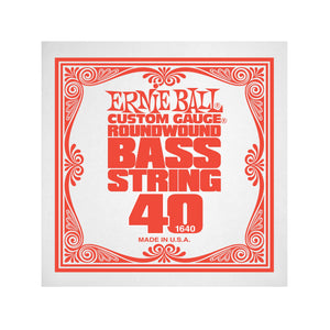 Ernie Ball .040 Nickel Wound Electric Bass Single String