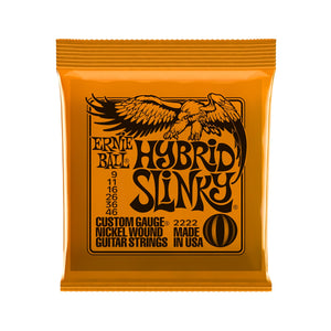 Ernie Ball Hybrid Slinky Nickel Wound Electric Guitar Strings, 9-46