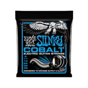 Ernie Ball Extra Slinky Cobalt Electric Guitar Strings, 8-38