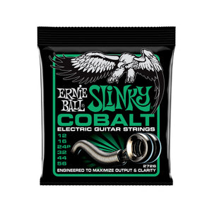 Ernie Ball Not Even Slinky Cobalt Electric Guitar Strings, 12-56