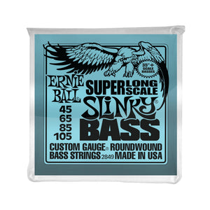 Ernie Ball Super Long Scale Slinky Electric Bass Strings, 45-105