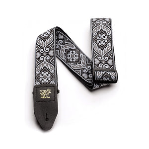 Ernie Ball Jacquard Guitar Strap, Tribal Silver