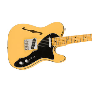 Fender Britt Daniel Signature Telecaster Thinline Electric Guitar, Maple FB, Amarillo Gold