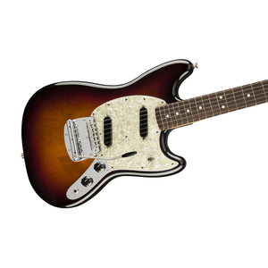 Fender American Performer Mustang Electric Guitar, RW FB, 3-Tone Sunburst