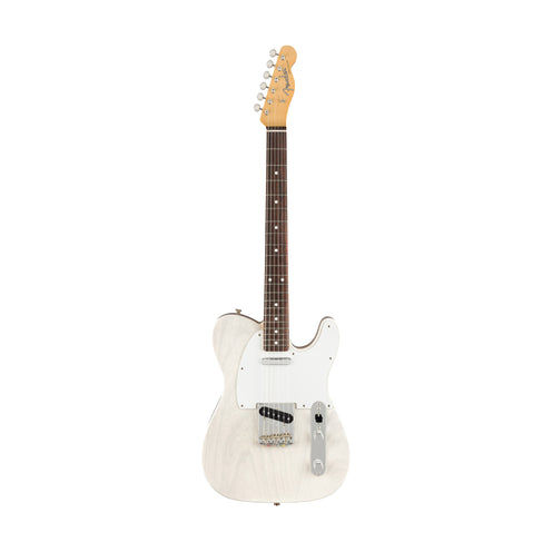 Fender Jimmy Page Mirror Telecaster Electric Guitar, RW FB, White Blonde