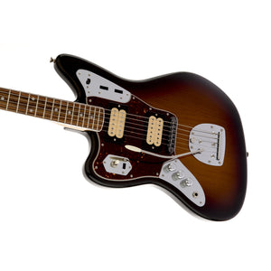 Fender Kurt Cobain Jaguar NOS Left-Handed Electric Guitar, RW FB, 3-Tone Sunburst