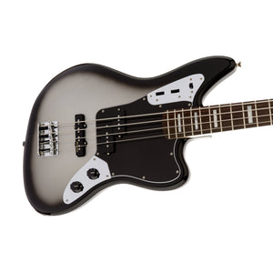 Fender Troy Sanders Signature Jaguar Bass Electric Guitar, RW FB, Silver Burst