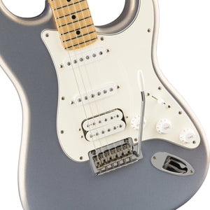 Fender Player HSS Stratocaster Electric Guitar, Maple FB, Silver