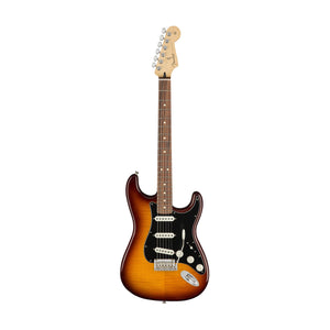 Fender Player Plus Top Stratocaster Electric Guitar, Pau Ferro FB, Tobacco Sunburst