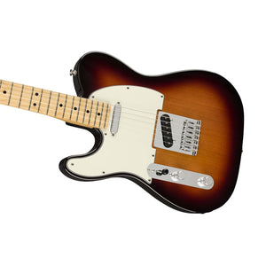 Fender Player Telecaster Left-Handed Electric Guitar, Maple FB, 3-Tone Sunburst