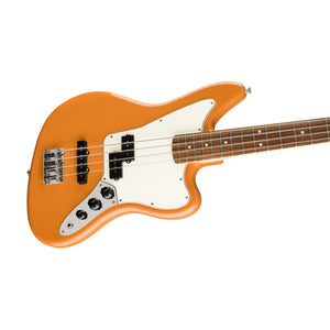 Fender Player Jaguar Bass Guitar, Pau Ferro FB, Capri Orange