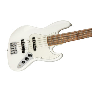 Fender Player 5-String Jazz Bass Electric Guitar, Pau Ferro FB, Polar White