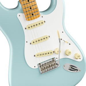 Fender Vintera 50s Stratocaster Modified Electric Guitar, Maple FB, Daphne Blue