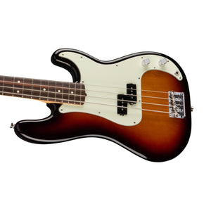 Fender American Professional Precision Bass Guitar, RW FB, 3-Tone Sunburst