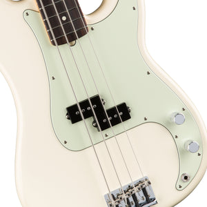 Fender American Professional Precision Bass Guitar, RW FB, Olympic White