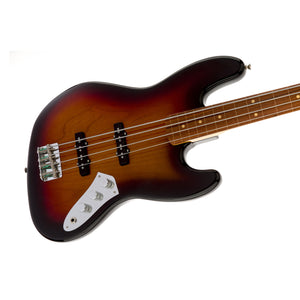 Fender Artist Jaco Pastorius Fretless Jazz Bass Guitar, 3-Tone Sunburst