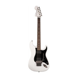 Squier Contemporary Active HH Stratocaster Electric Guitar w/Floyd Rose, RW FB, Olympic White