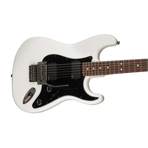 Squier Contemporary Active HH Stratocaster Electric Guitar w/Floyd Rose, RW FB, Olympic White