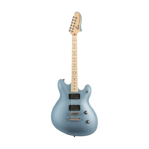 Squier Contemporary Starcaster Electric Guitar, Maple FB, Ice Blue Metallic