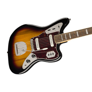 Squier Classic Vibe 70s Jaguar Electric Guitar, Laurel FB, 3-Tone Sunburst