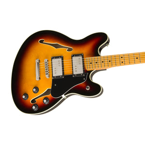 Squier Classic Vibe Starcaster Electric Guitar, Maple FB, 3-Tone Sunburst